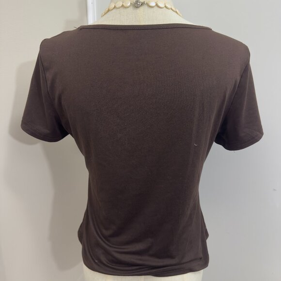 5PCS/$25 Womens Square Neck Top Summer Casual Fitted Basic Tshirt - Picture 13 of 16